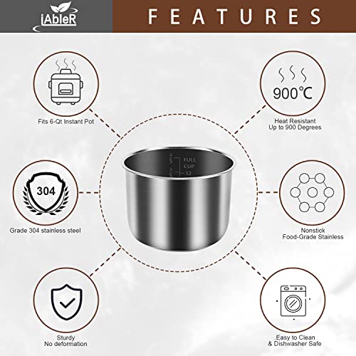 6Qt Power Cooker XL Stainless Steel Inner Pot