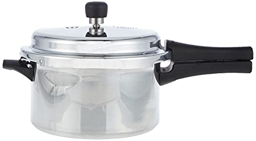Prestige PRP4 Aluminum Pressure Cooker, 4L, Silver -> Prestige Aluminum Pressure Cooker, 4L, Silver