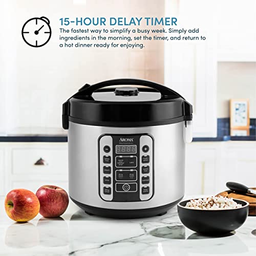Aroma Professional 20-Cup Digital Rice Cooker & Steamer