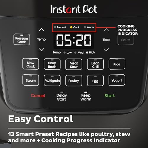 Instant Pot RIO Wide Base, 7.5 Quarts Multi-Cooker