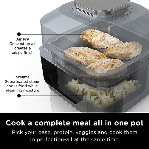 Ninja Speedi Rapid Cooker & Air Fryer, 6-Quart Gray