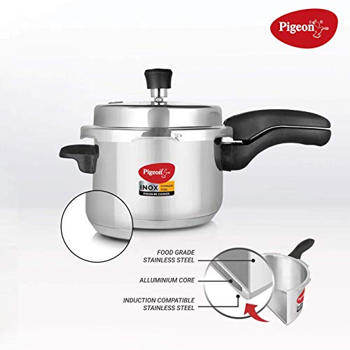 Pigeon 5 Quart Stainless Steel Pressure Cooker
