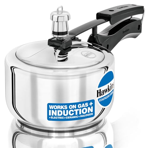 1.5 Liter Stainless Steel Pressure Cooker by Hawkins