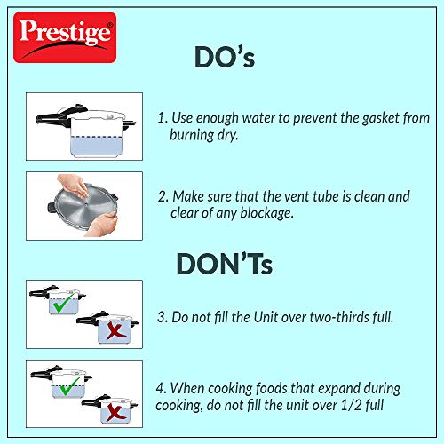 Prestige Stainless Steel Induction Pressure Pan – 5L