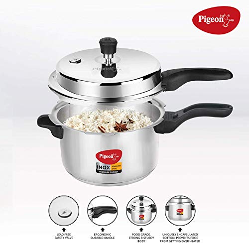 Pigeon 5 Quart Stainless Steel Pressure Cooker