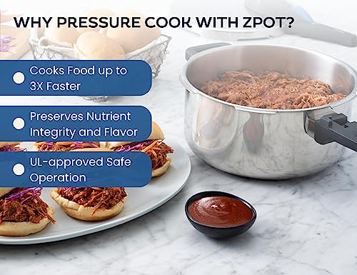 Zavor 10 Quart Pressure Cooker and Canner - Stainless