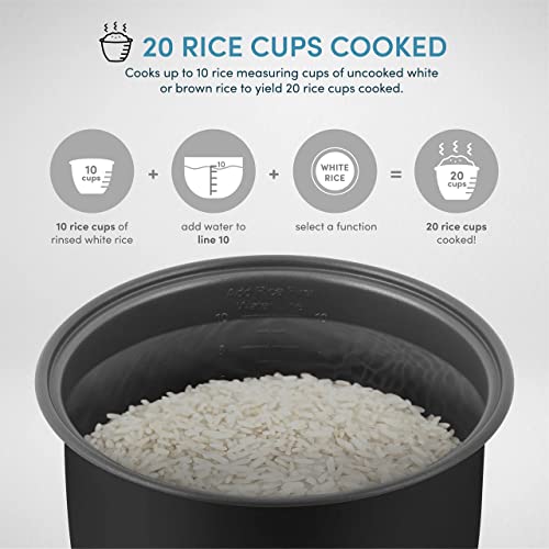 Aroma Professional 20-Cup Digital Rice Cooker & Steamer