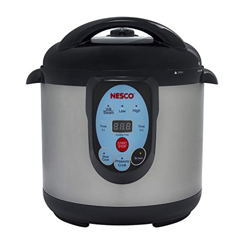 NESCO NPC-9 9.5 Quart Stainless Steel Pressure Cooker