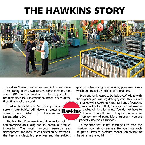 Hawkins 5L Silver Pressure Cooker