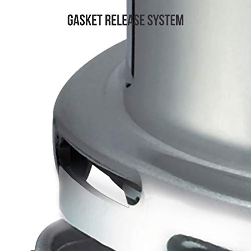 Prestige PRP4 Aluminum Pressure Cooker, 4L, Silver -> Prestige Aluminum Pressure Cooker, 4L, Silver