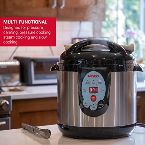 NESCO NPC-9 9.5 Quart Stainless Steel Pressure Cooker