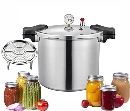 Tstgh 25QT Aluminum Pressure Canner with Digital Gauge