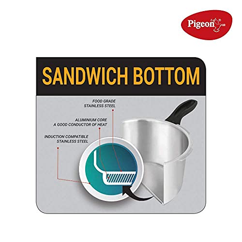 Pigeon 5 Quart Stainless Steel Pressure Cooker