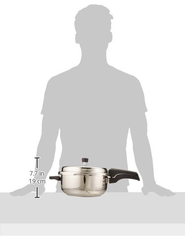 Prestige Stainless Steel Induction Pressure Pan – 5L