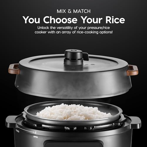 IRIS USA 8-in-1 Electric Pressure Cooker, 3 Qt