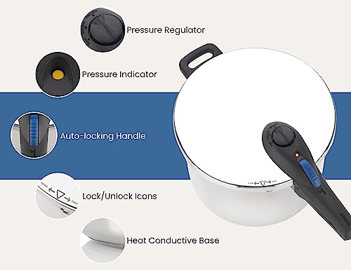 Zavor 10 Quart Pressure Cooker and Canner - Stainless