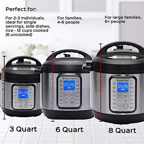Instant Pot Duo Plus 9-in-1 Pressure Cooker, 3 Quart
