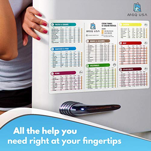 Instant Pot Magnetic Cheat Sheet - Largest Magnetic Chart