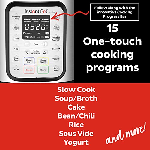 Instant Pot Duo Plus 9-in-1 Stainless Steel, 6 Quart