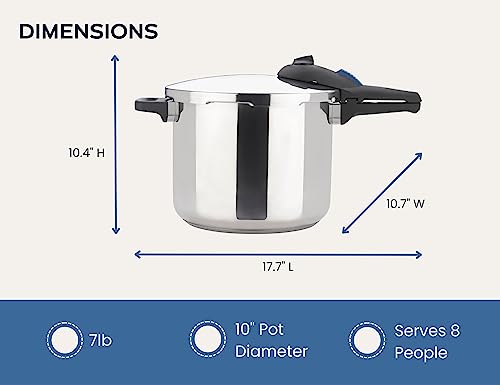 Zavor 10 Quart Pressure Cooker and Canner - Stainless