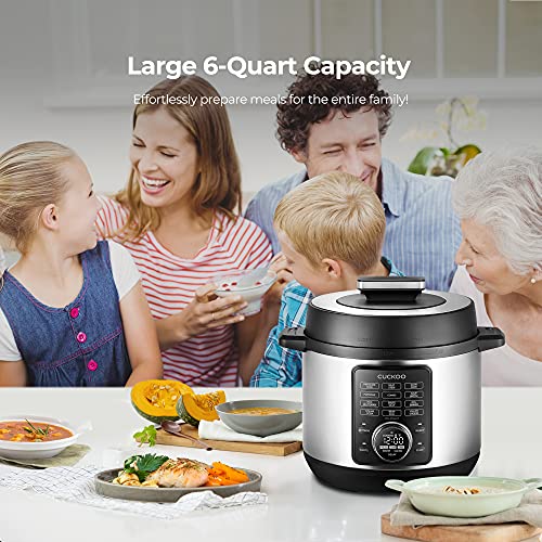 Cuckoo 8-in-1 Electric Pressure Cooker, 6QT