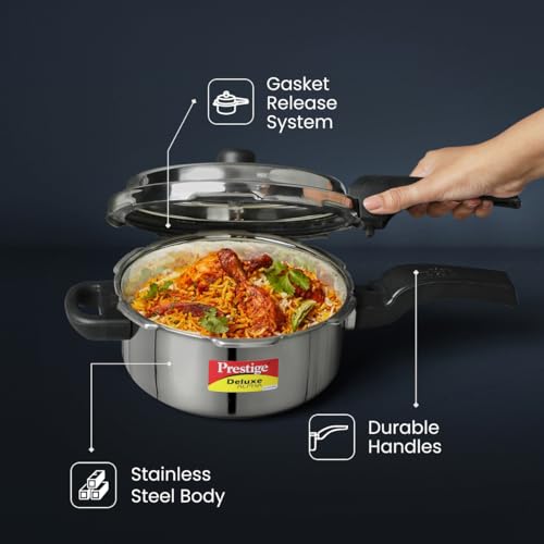 Prestige PRASV3 Pressure Cooker, 3 Liter, Silver