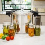 Barton 22 QT Pressure Cooker with Gauge and Rack