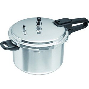 IMUSA Aluminum Pressure Cooker, 4.2Qt Silver