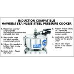 Hawkins Stainless Steel Pressure Cooker, 3 L