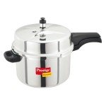 8L Prestige Deluxe Stainless Steel Pressure Cooker - Silver