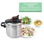 T-fal Clipso 6.3 Quart Stainless Steel Pressure Cooker