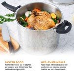 Zavor DUO 8.4 Quart Pressure Cooker with Cookbook