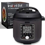 Instant Pot Pro 10-in-1 Cooker, Black, 6 Quart