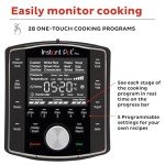 Instant Pot Pro 10-in-1 Cooker, Black, 6 Quart