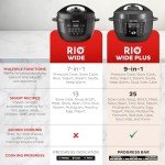 Instant Pot RIO Wide Plus, 7.5 Quarts Multi-Cooker