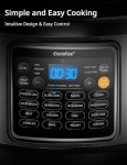 COMFEE' 16-in-1 Electric Pressure Cooker with Non-Stick Pot