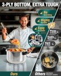 WantJoin 10 Quart Stainless Steel Pressure Cooker (Non-Aluminum)