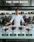 WantJoin 10 Quart Stainless Steel Pressure Cooker (Non-Aluminum)