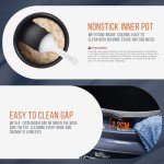 Bear Electric Pressure Cooker, Portable with 10 Menu Settings