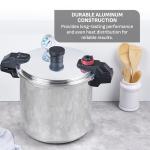 T-fal 22 Quart Pressure Cooker Canner, Silver