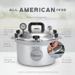 All American 1930: 15.5qt Pressure Cooker/Canner - Metal-to-Metal Sealing System