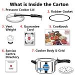 Hawkins B45 4L Silver Pressure Cooker