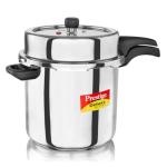 Prestige PRASV10 Pressure Cooker, 10 Liter, SILVER