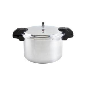IMUSA USA 16Qt Jumbo Stovetop Pressure Cooker, Silver