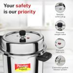 Prestige PRASV10 Pressure Cooker, 10 Liter, SILVER