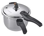 VITASUNHOW Stainless Steel Pressure Cooker with Steamer Basket