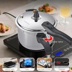 VITASUNHOW Stainless Steel Pressure Cooker with Steamer Basket