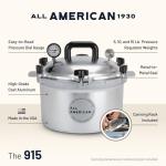 All American 1930: 15.5qt Pressure Cooker/Canner - Metal-to-Metal Sealing System