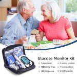 Metene Blood Glucose Monitor Kit with Strips & Lancets