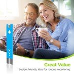AUVON Blood Glucose Monitor Kit with Strips & Lancets